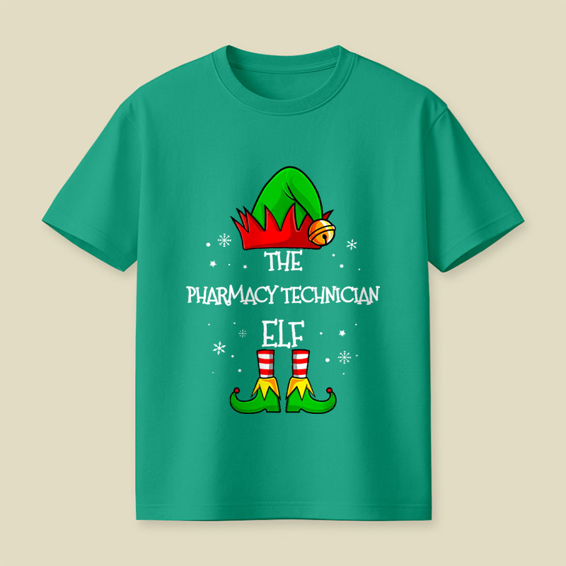 The Pharmacy Technician Elf Playful T-Shirt
