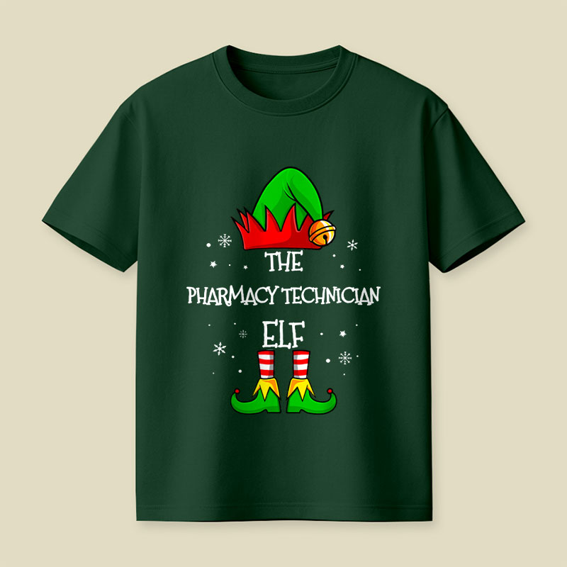 The Pharmacy Technician Elf Playful T-Shirt