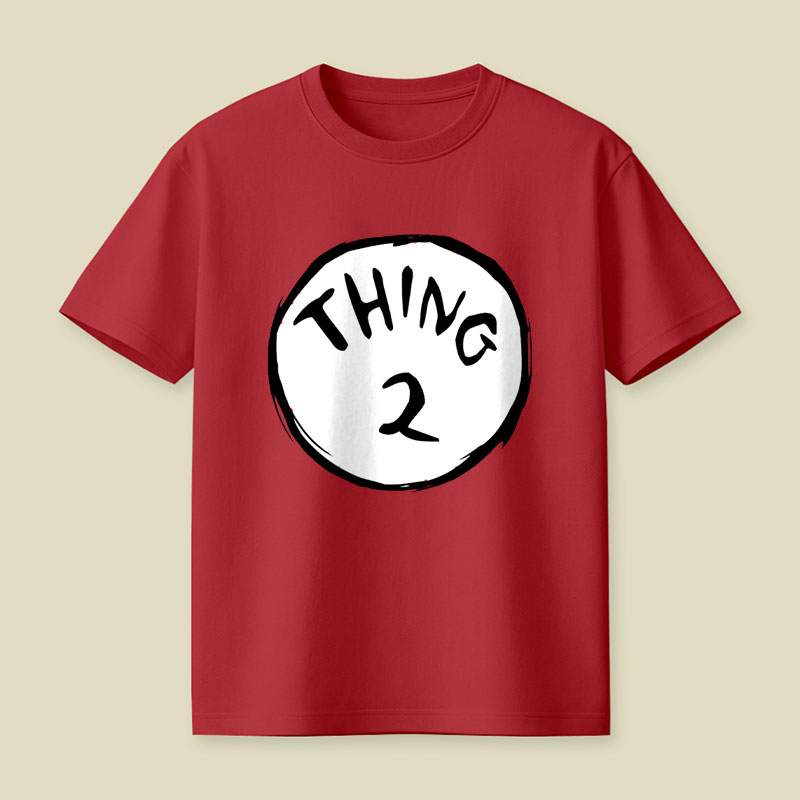 Thing 1 And Thing 2 Playful T-Shirt