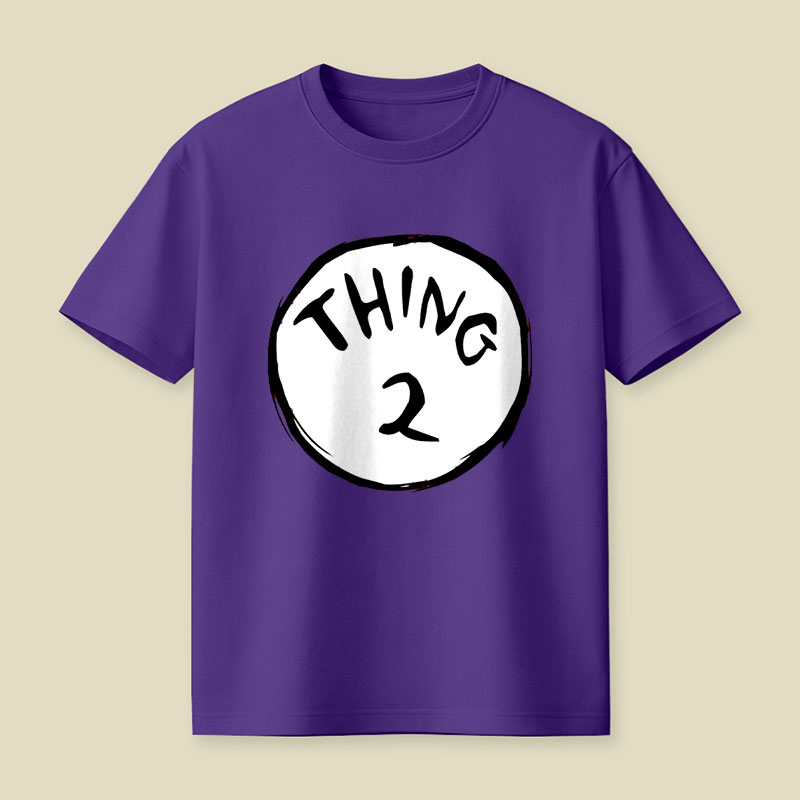 Thing 1 And Thing 2 Playful T-Shirt