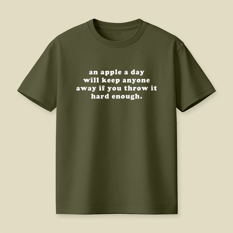 An Apple A Day Playful T-Shirt