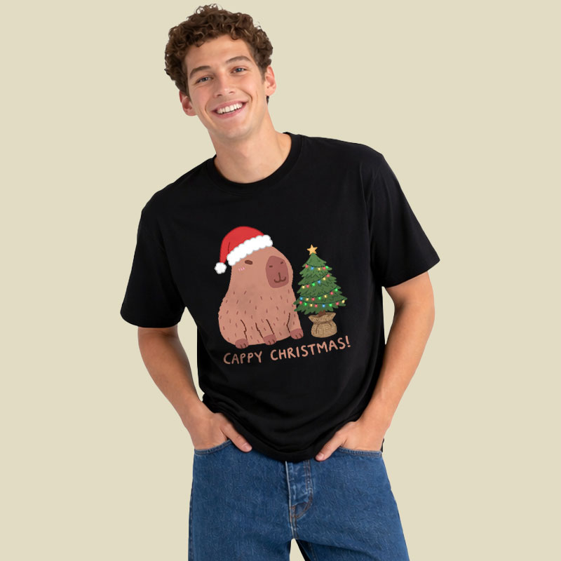 Cappy Christmas Playful T-Shirt