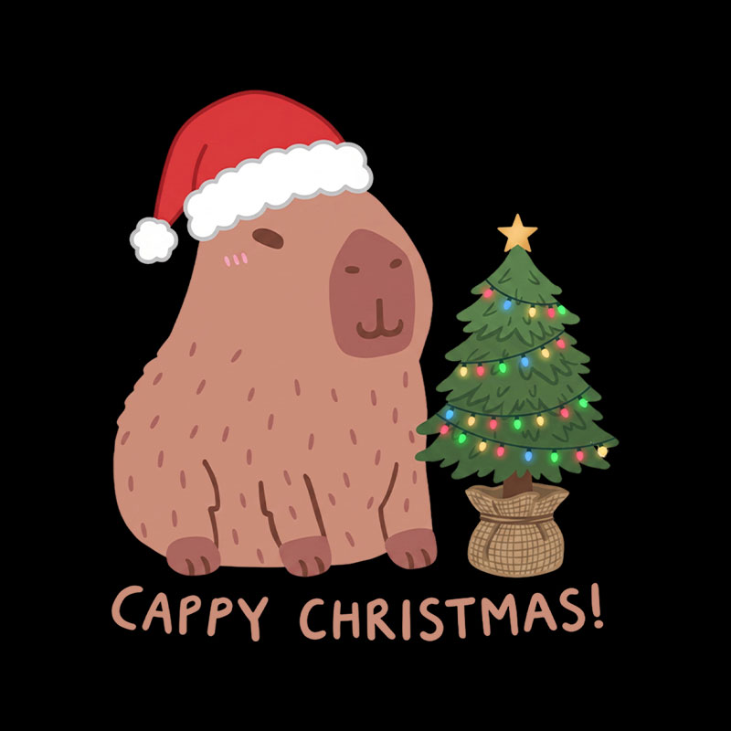 Cappy Christmas Playful T-Shirt