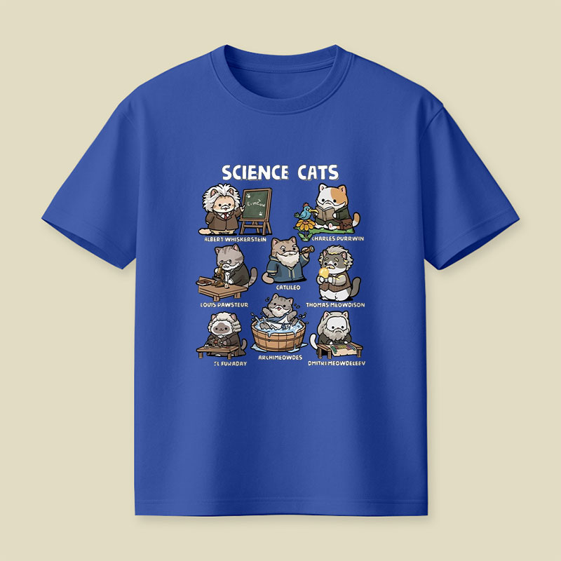 Science Cats Playful T-Shirt