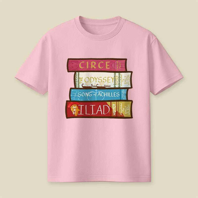 Greek Mythology Bookstack Playful T-Shirt