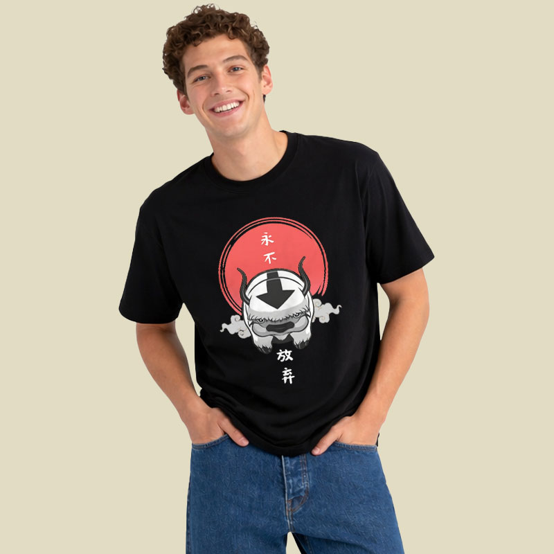 Retro Kung Fu Carton Playful T-Shirt