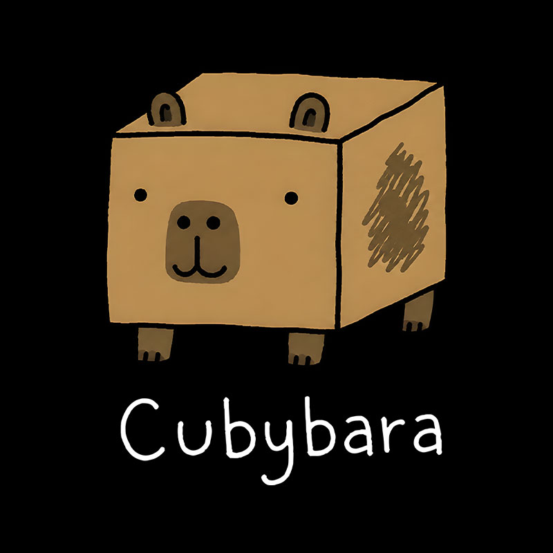 Cubybara Playful T-Shirt