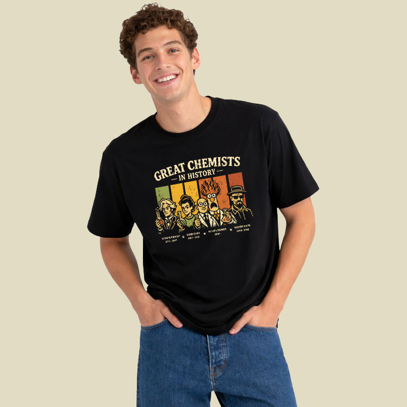 Great Chemists In History Playful T-Shirt