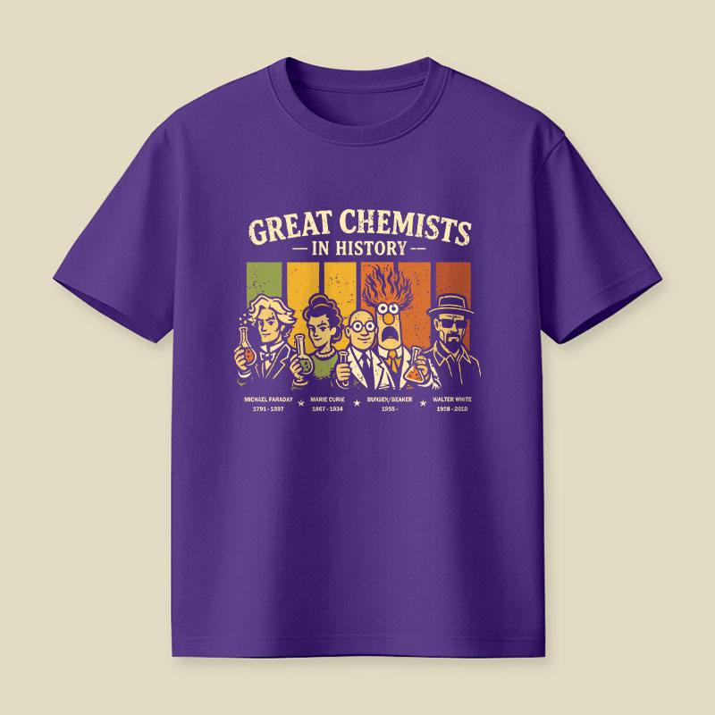 Great Chemists In History Playful T-Shirt