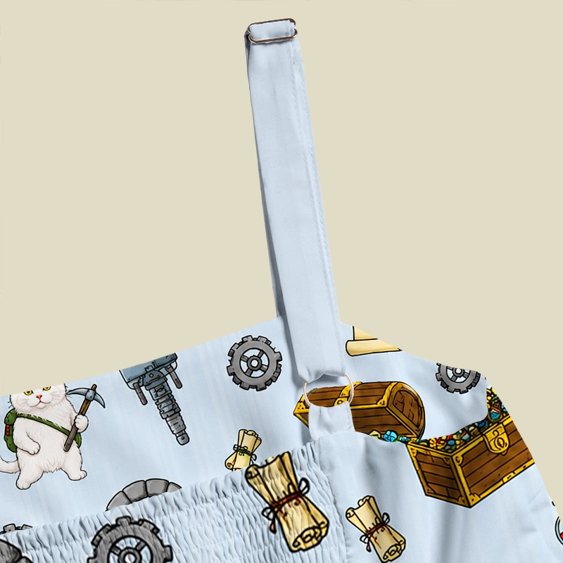 The Whimsical Dungeon Playful Maxi Dress