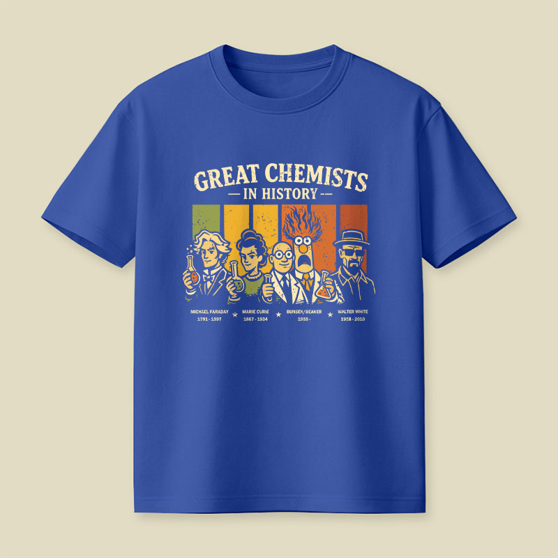 Great Chemists In History Playful T-Shirt
