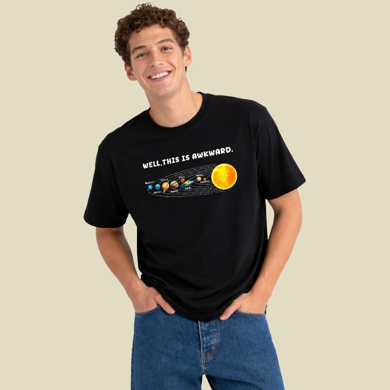 Well This Is Awkward Funny Playful T-Shirt