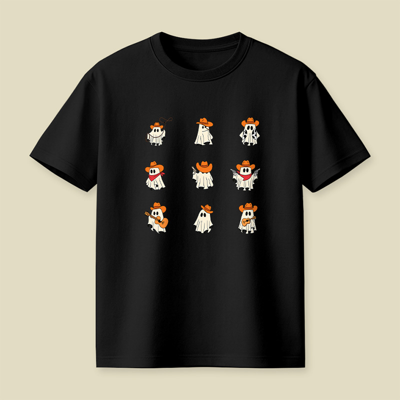 Halloween Cowboy Ghost Playful T-Shirt
