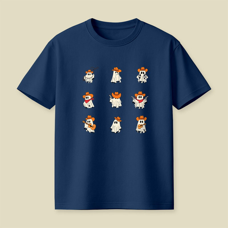 Halloween Cowboy Ghost Playful T-Shirt