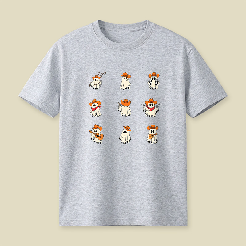 Halloween Cowboy Ghost Playful T-Shirt