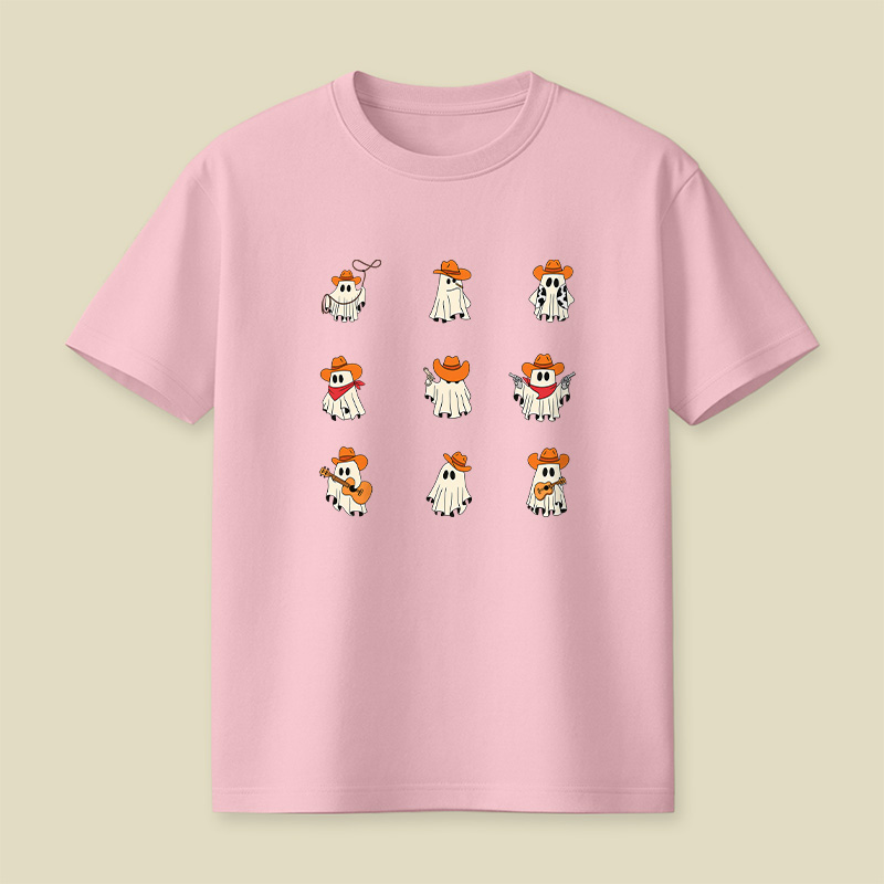 Halloween Cowboy Ghost Playful T-Shirt