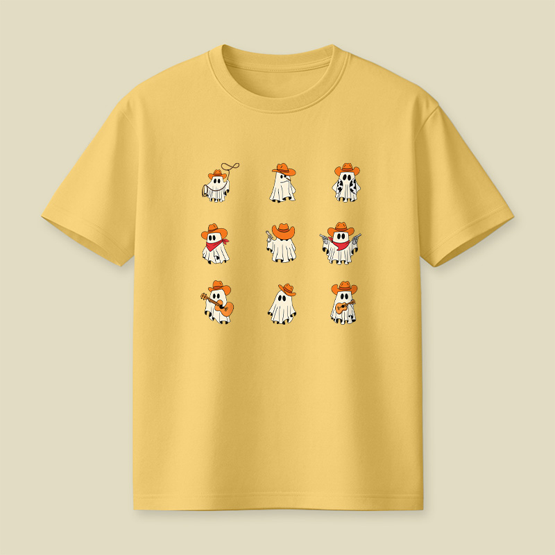 Halloween Cowboy Ghost Playful T-Shirt