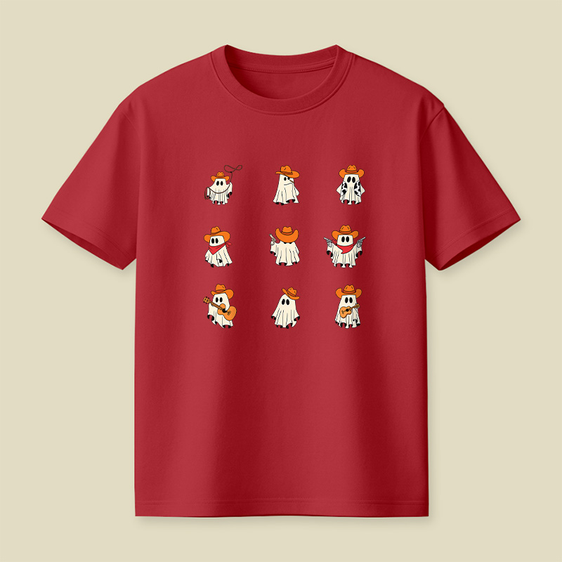 Halloween Cowboy Ghost Playful T-Shirt