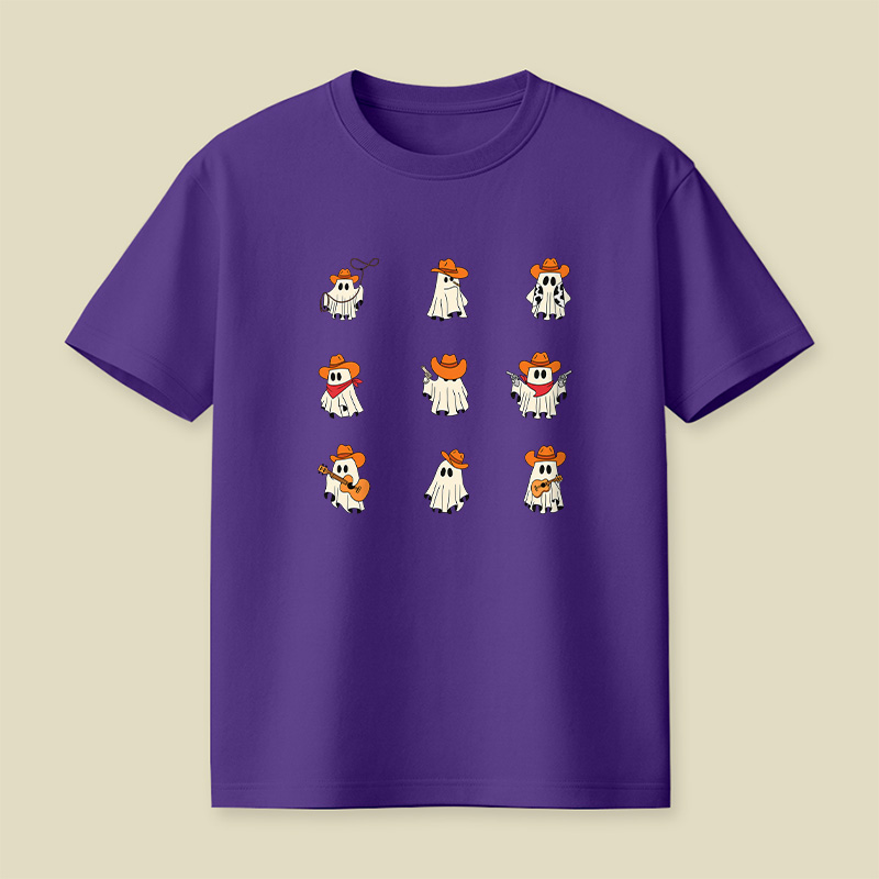 Halloween Cowboy Ghost Playful T-Shirt