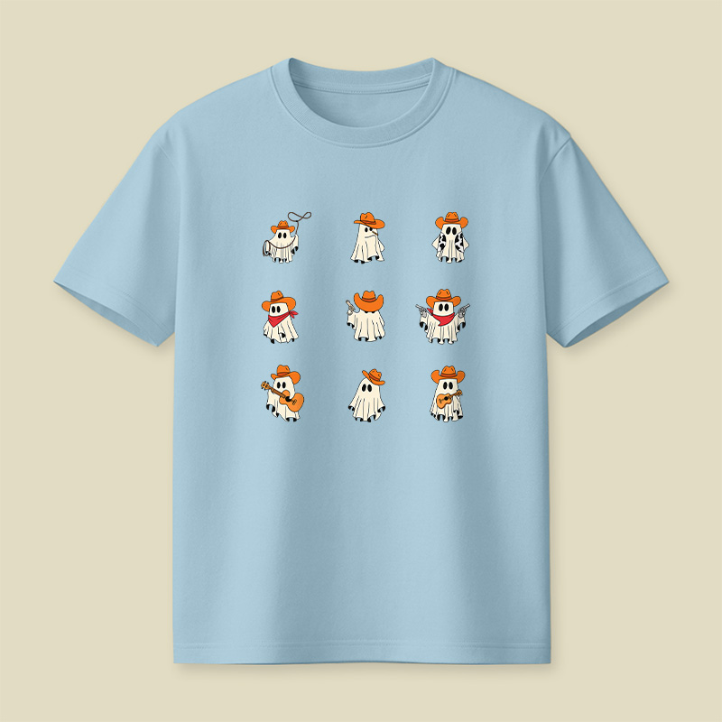 Halloween Cowboy Ghost Playful T-Shirt