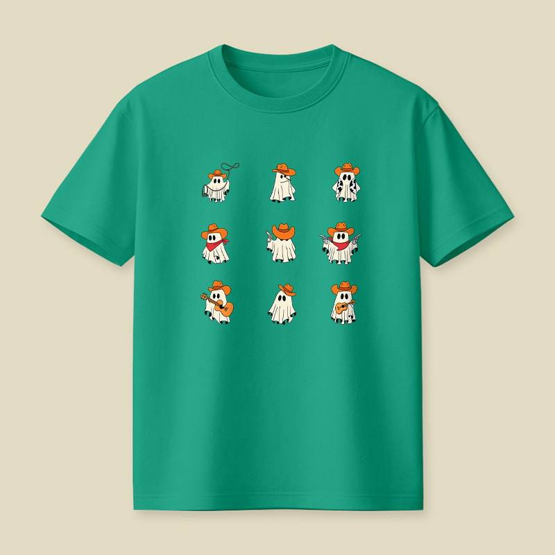 Halloween Cowboy Ghost Playful T-Shirt