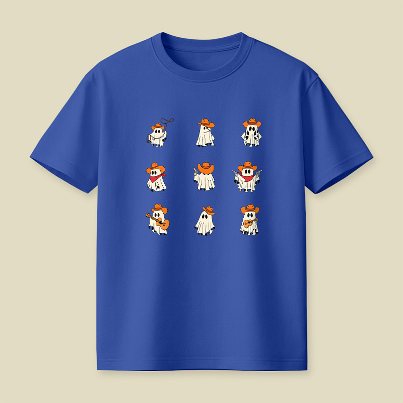 Halloween Cowboy Ghost Playful T-Shirt