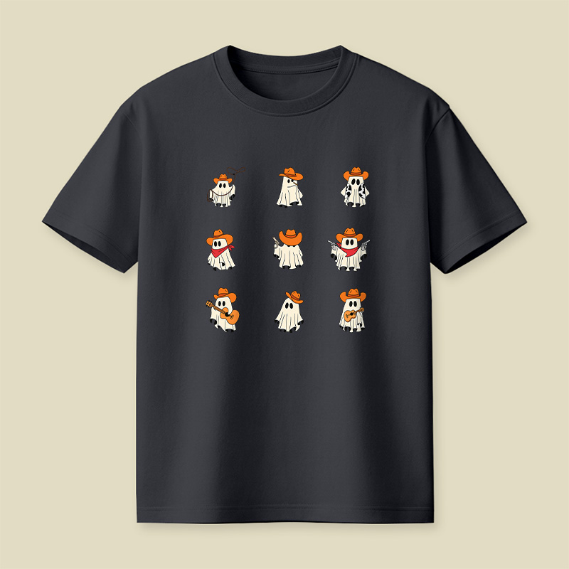 Halloween Cowboy Ghost Playful T-Shirt