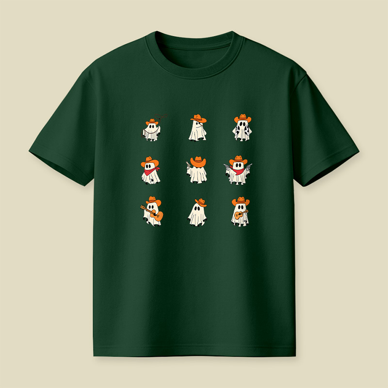 Halloween Cowboy Ghost Playful T-Shirt
