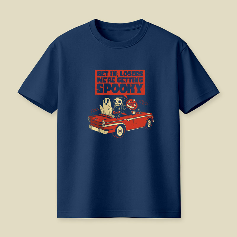Road Trip Getting Spooky Halloween Playful T-Shirt
