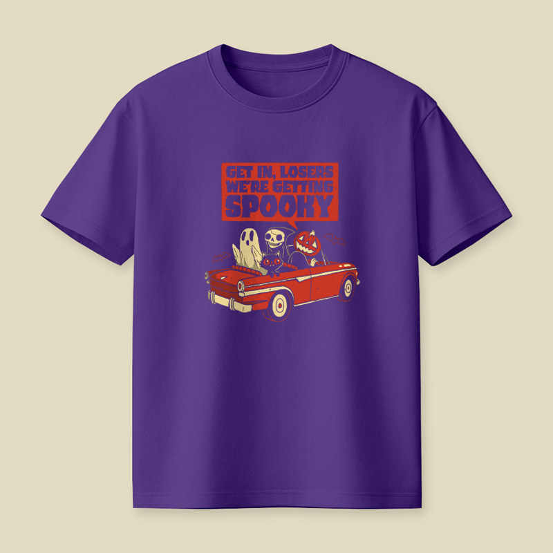 Road Trip Getting Spooky Halloween Playful T-Shirt