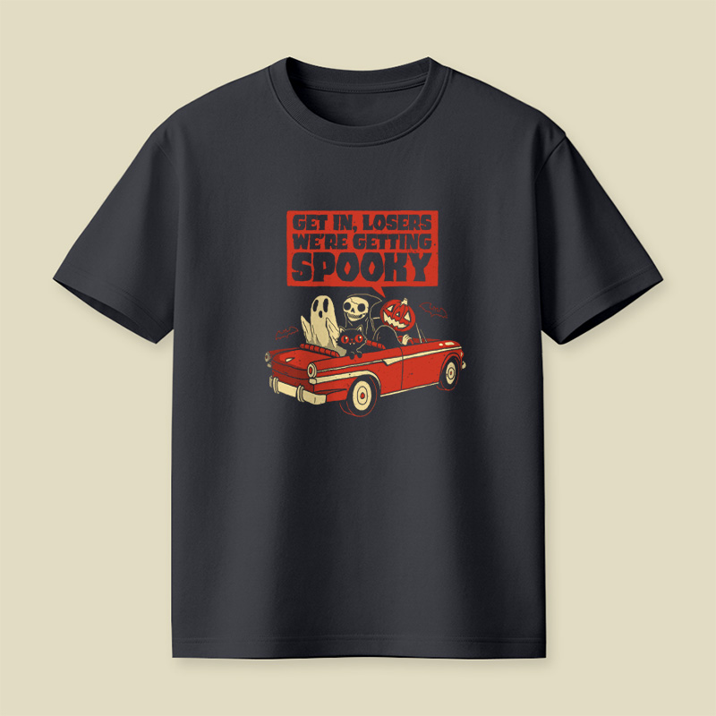 Road Trip Getting Spooky Halloween Playful T-Shirt
