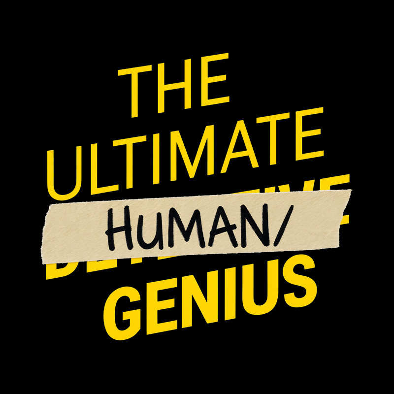 Ultimate Human Slash Genius Playful T-Shirt