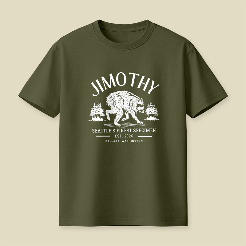 Jimothy Seattle’s Finest Specimen Forest Raccoon Playful T-Shirt