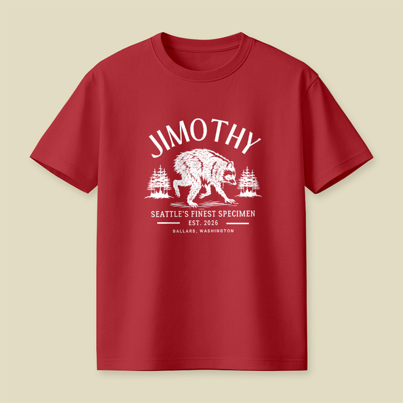 Jimothy Seattle’s Finest Specimen Forest Raccoon Playful T-Shirt