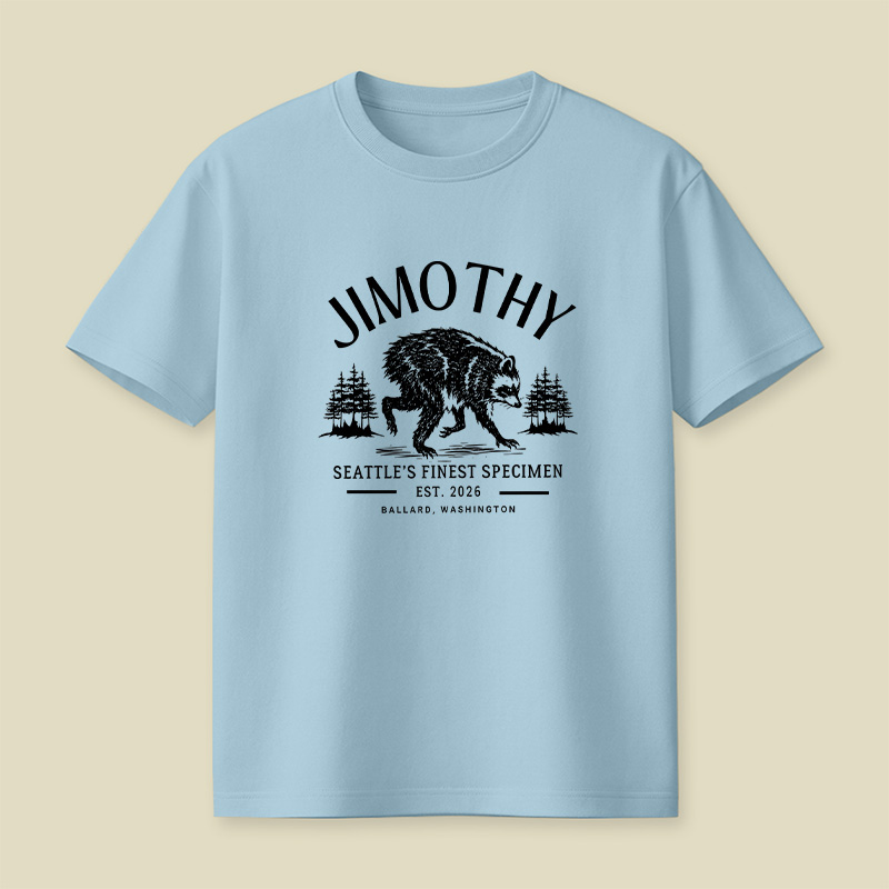 Jimothy Seattle’s Finest Specimen Forest Raccoon Playful T-Shirt