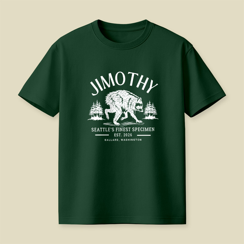 Jimothy Seattle’s Finest Specimen Forest Raccoon Playful T-Shirt