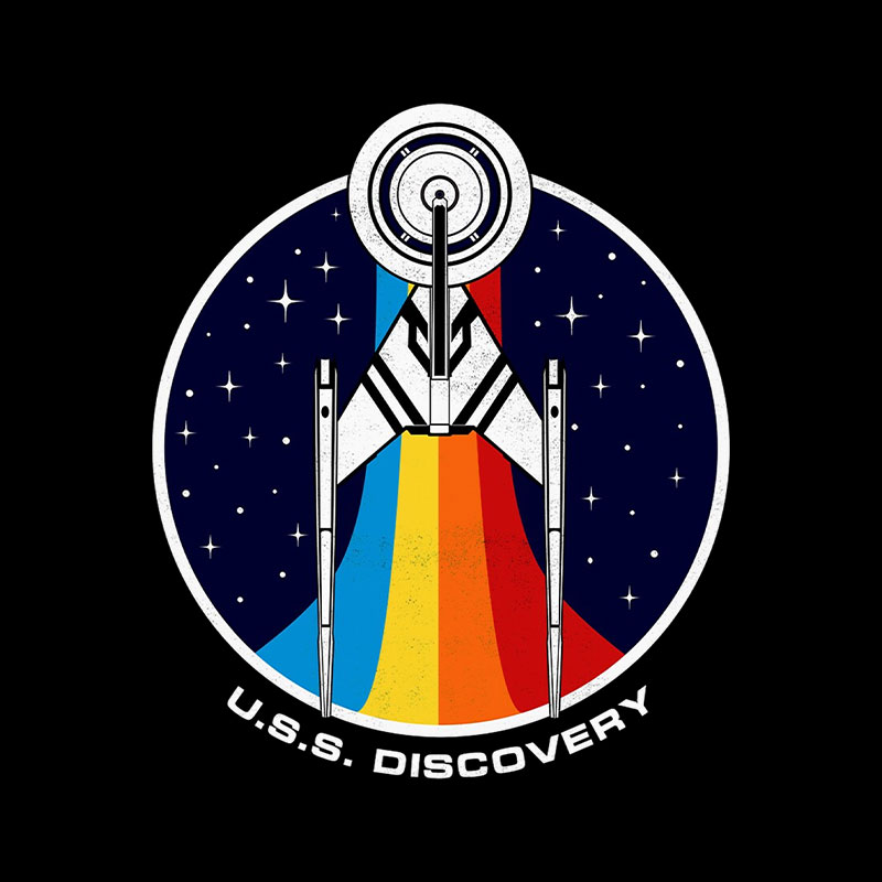 Discovery Retro Ship Playful T-Shirt