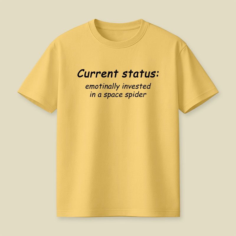 Project Hail Mary Status Emotionally Invested in Rocky Playful T-Shirt