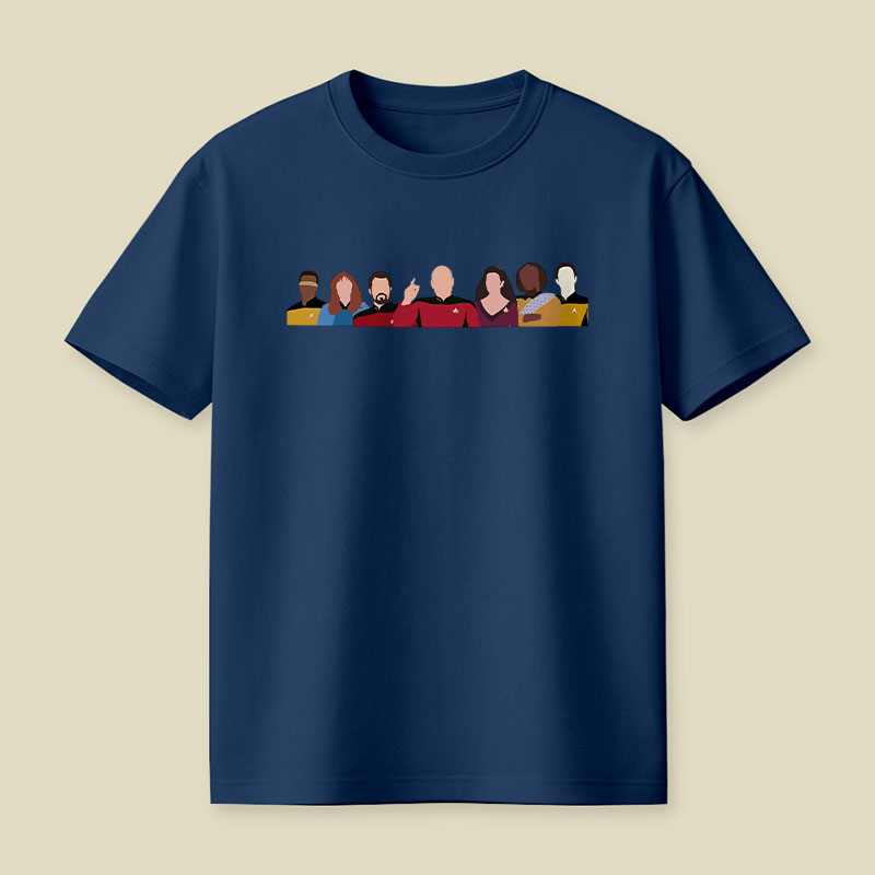 Crew of the USS Enterprise Playful T-Shirt