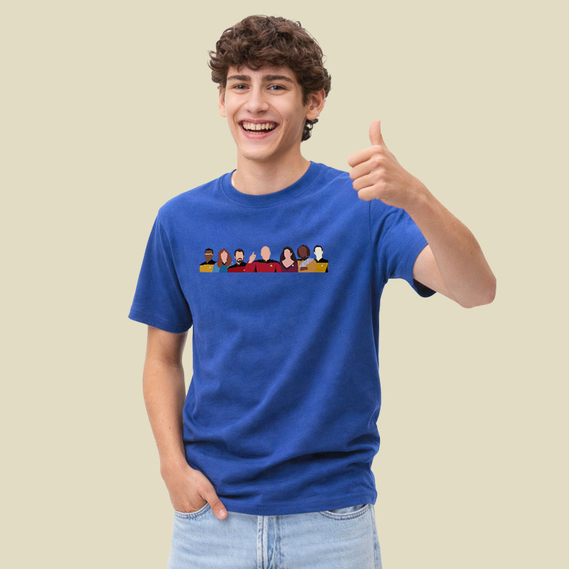 Crew of the USS Enterprise Playful T-Shirt