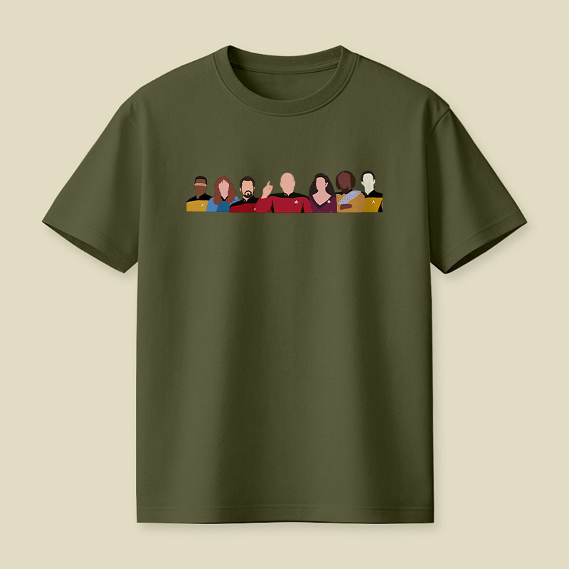Crew of the USS Enterprise Playful T-Shirt