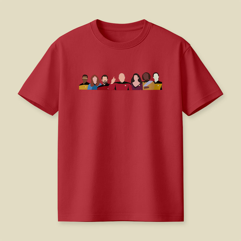Crew of the USS Enterprise Playful T-Shirt