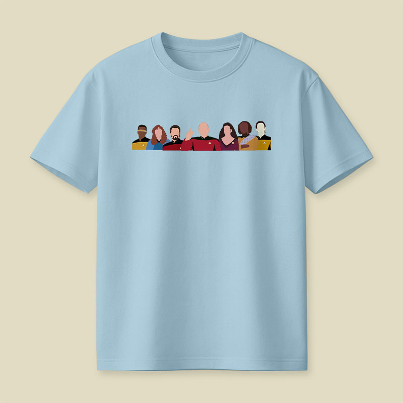 Crew of the USS Enterprise Playful T-Shirt