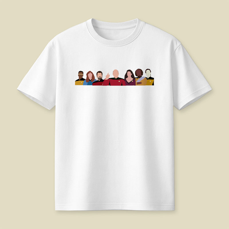 Crew of the USS Enterprise Playful T-Shirt