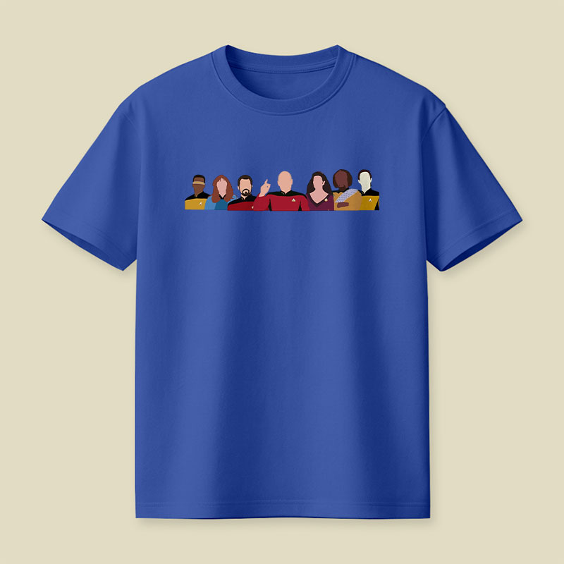 Crew of the USS Enterprise Playful T-Shirt