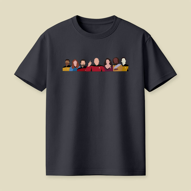 Crew of the USS Enterprise Playful T-Shirt