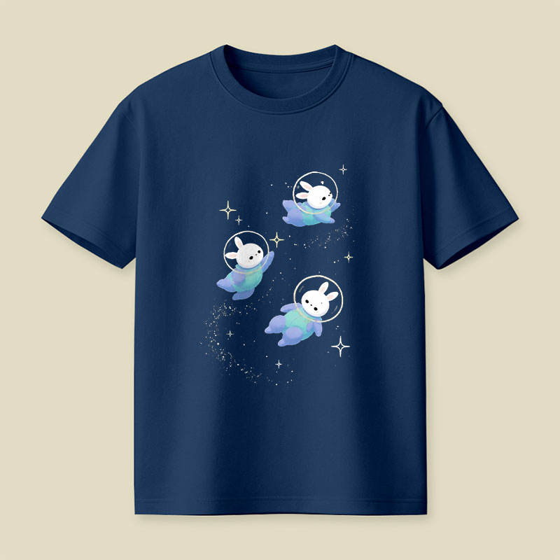 Space Bunnies Playful T-Shirt