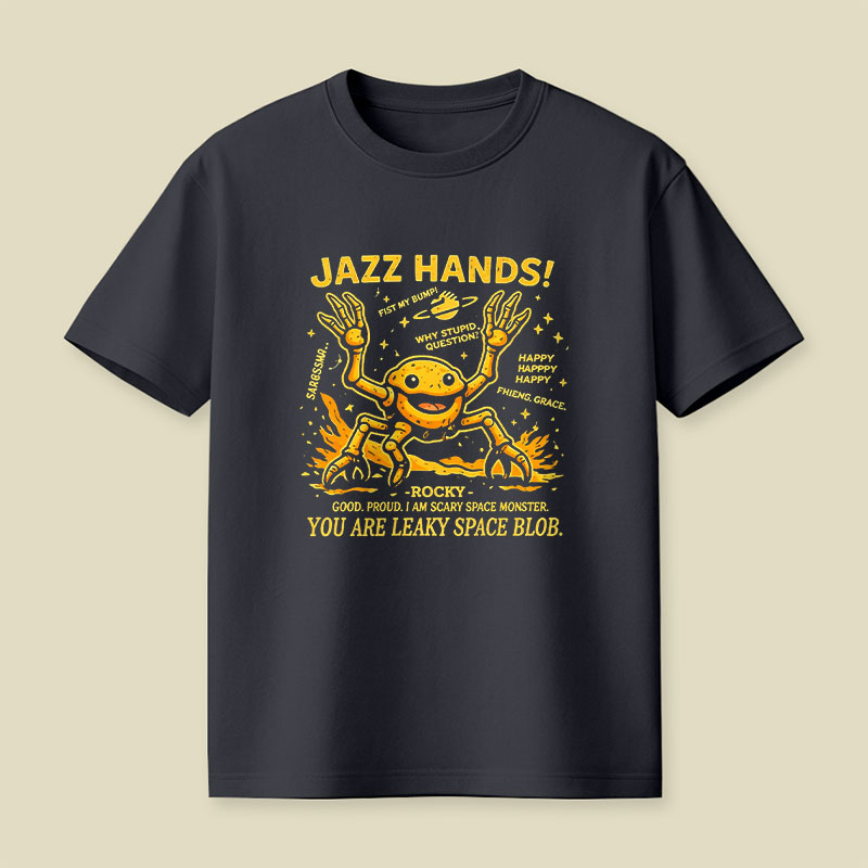 Project Hail Mary Jazz Hands Playful T-Shirt