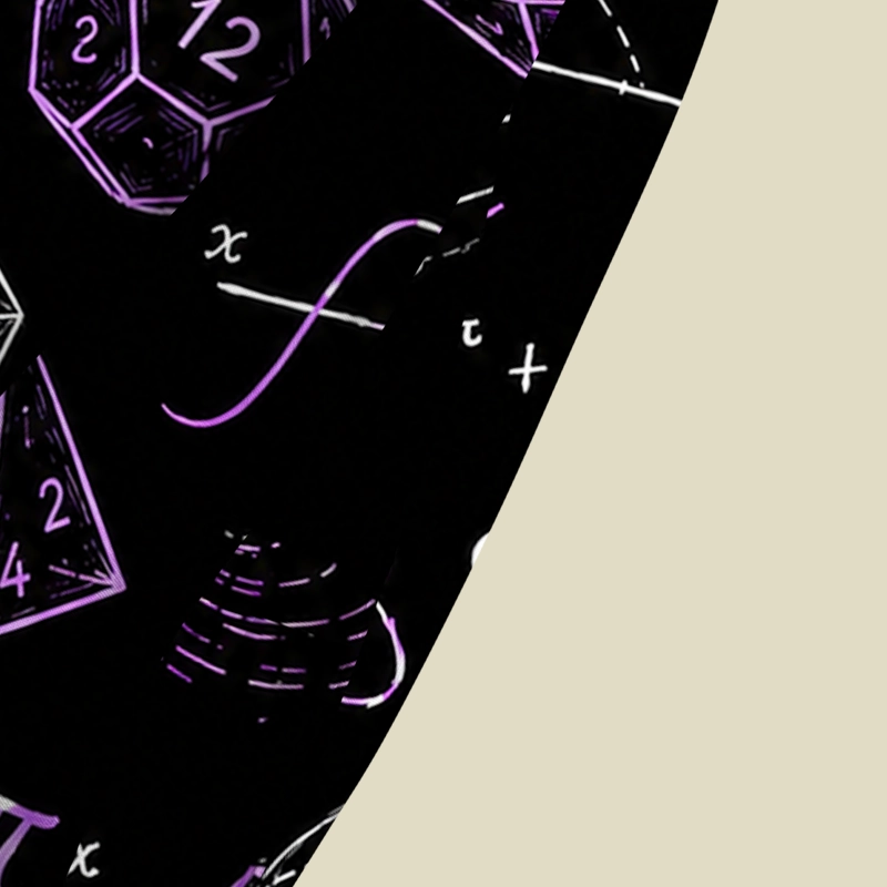 Math Formula Nerd Geek Playful Maxi Dress