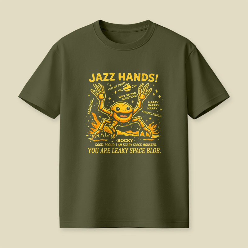 Project Hail Mary Jazz Hands Playful T-Shirt